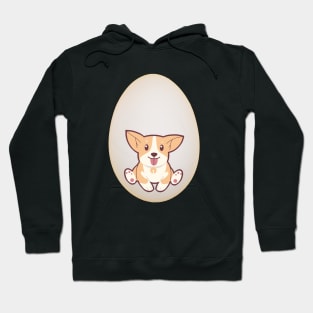 Funny Dog In The Egg Hoodie